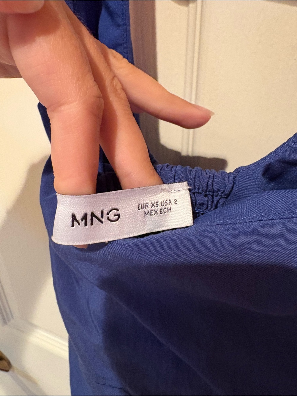 Mango Cobalt Square-Neck Maxi Dress - Picture 6 of 6